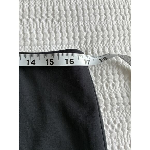 Hugo Boss Vilina Skirt Women 10 Dark Navy Wool Career Closet Staple Office Siren - Picture 11 of 13